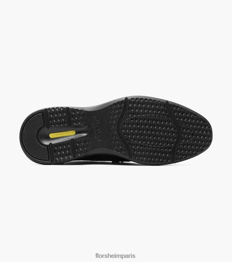 mocassins vénitiens hamptons moc toe Florsheim Hommes TBZJJL2 chaussure noir