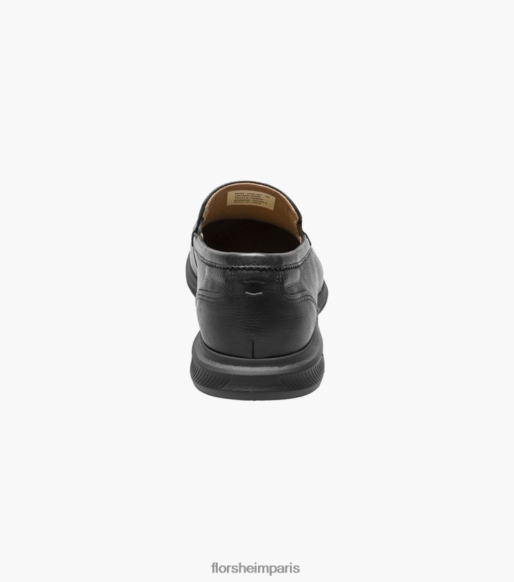 mocassins vénitiens hamptons moc toe Florsheim Hommes TBZJJL2 chaussure noir