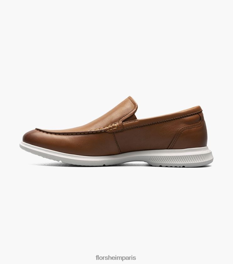 mocassins vénitiens hamptons moc toe Florsheim Hommes TBZJJL3 chaussure Cognac