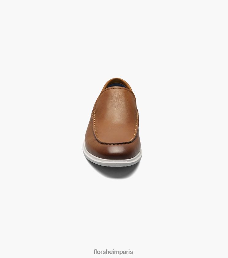 mocassins vénitiens hamptons moc toe Florsheim Hommes TBZJJL3 chaussure Cognac