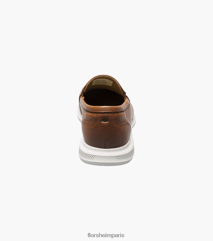 mocassins vénitiens hamptons moc toe Florsheim Hommes TBZJJL3 chaussure Cognac