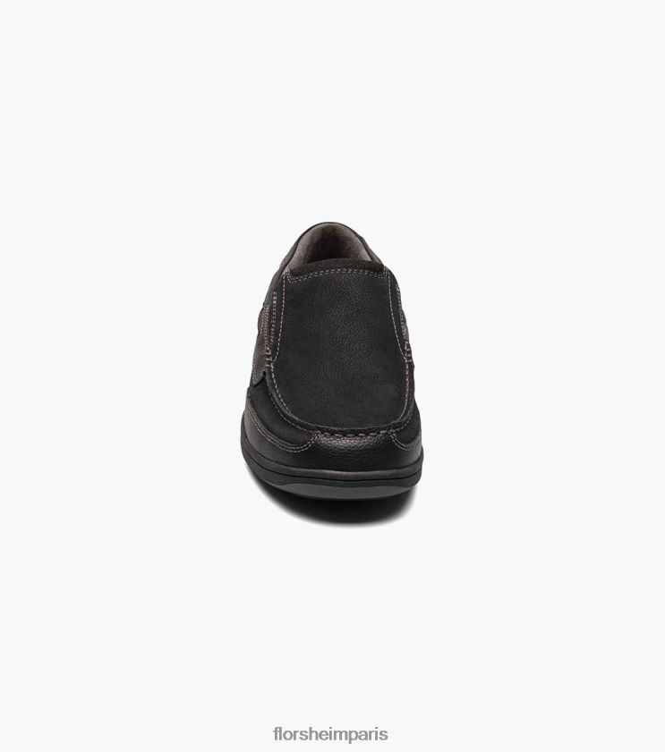 bout mocassin au bord du lac Florsheim Hommes TBZJJL364 chaussure noir