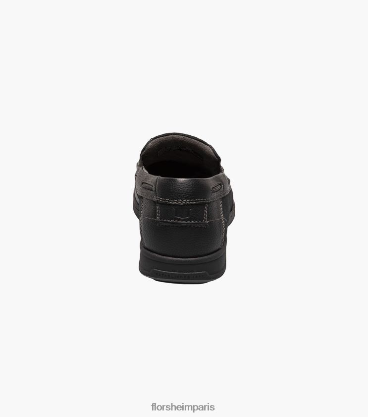 bout mocassin au bord du lac Florsheim Hommes TBZJJL364 chaussure noir