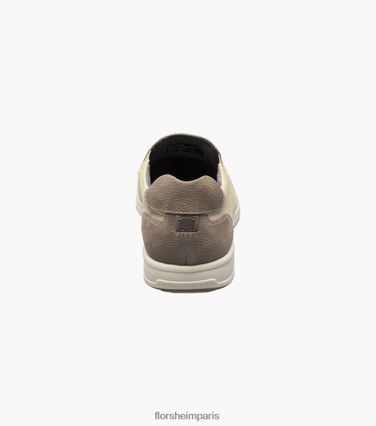 bout mocassin en toile Lakeside à enfiler Florsheim Hommes TBZJJL10 chaussure sable multi