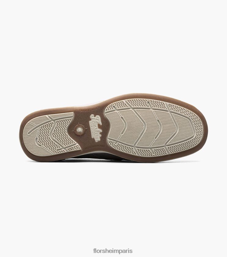 bout mocassin en toile Lakeside à enfiler Florsheim Hommes TBZJJL8 chaussure gris