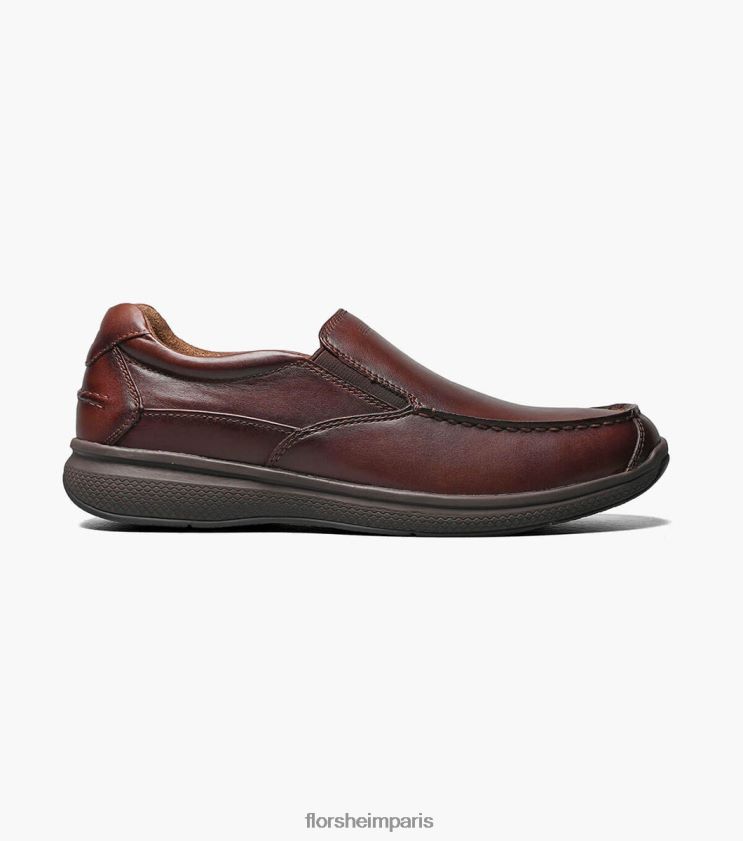 grand lacs moc orteil sans lacet Florsheim Hommes TBZJJL358 chaussure brun