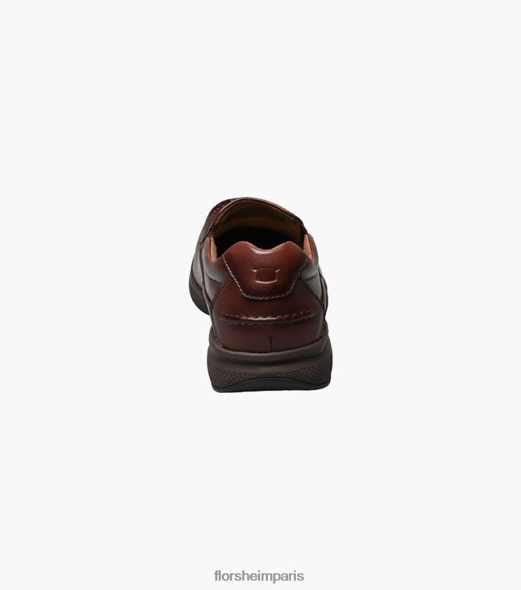 grand lacs moc orteil sans lacet Florsheim Hommes TBZJJL358 chaussure brun