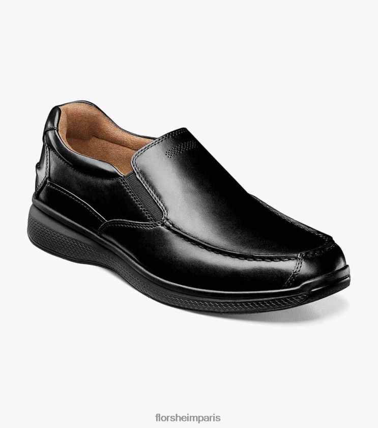 grand lacs moc orteil sans lacet Florsheim Hommes TBZJJL360 chaussure noir