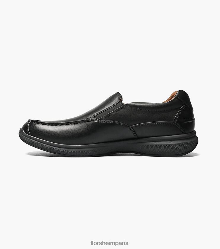 grand lacs moc orteil sans lacet Florsheim Hommes TBZJJL360 chaussure noir