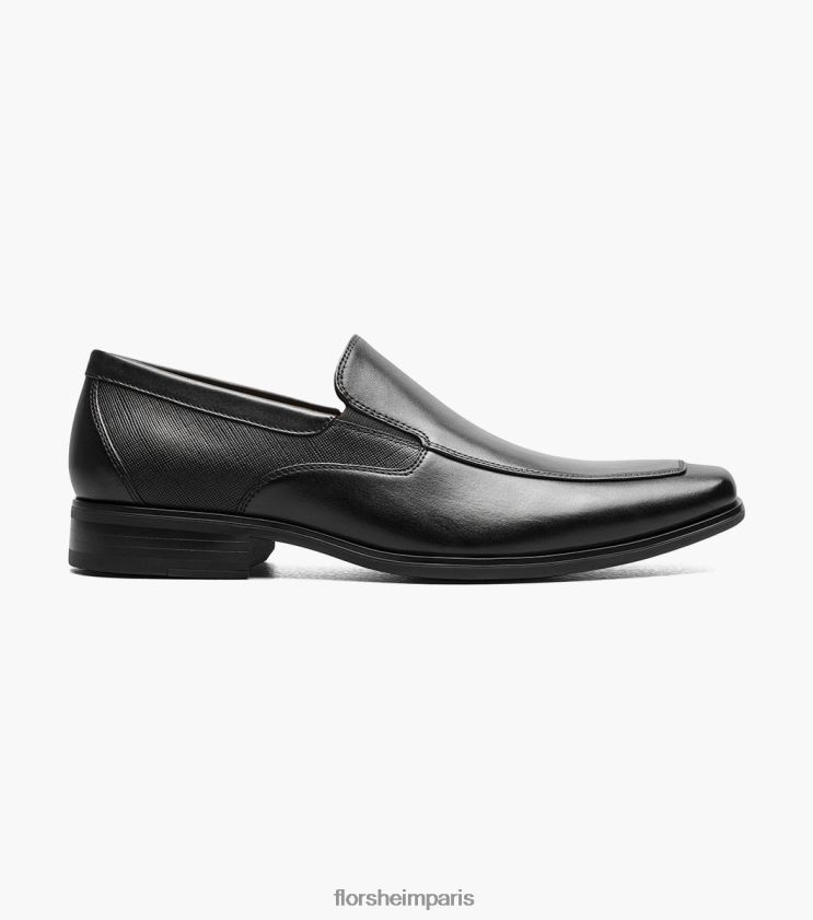 jackson moc orteil à enfiler Florsheim Hommes TBZJJL154 chaussure noir