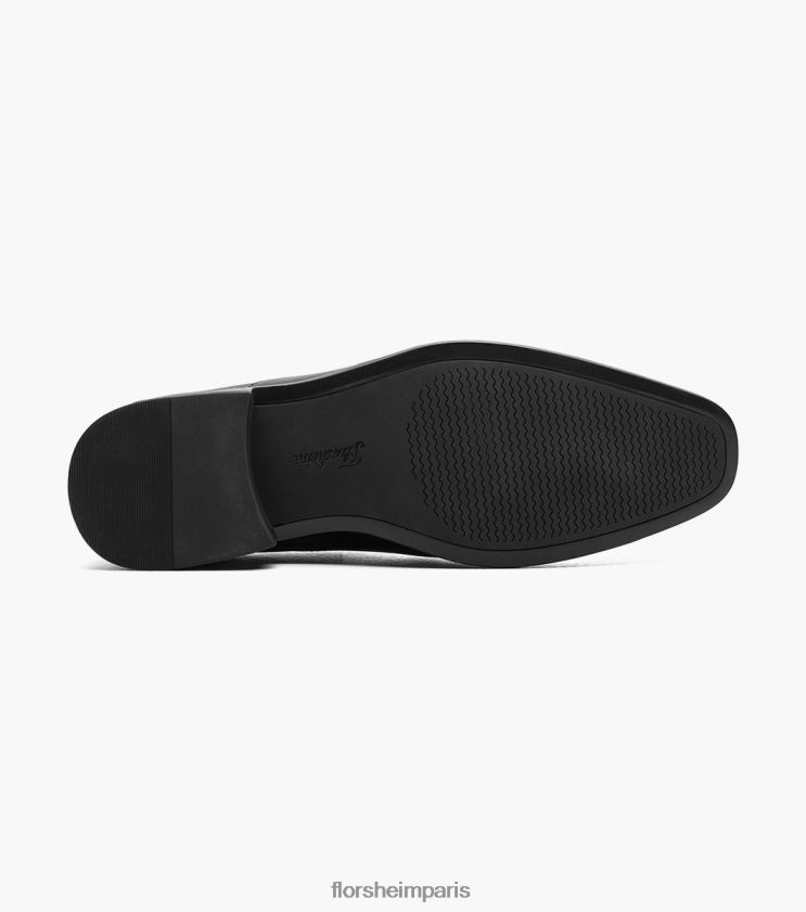 jackson moc orteil à enfiler Florsheim Hommes TBZJJL154 chaussure noir