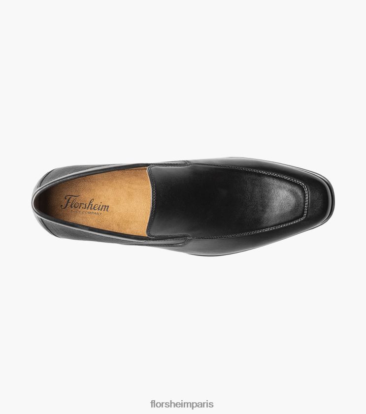 jackson moc orteil à enfiler Florsheim Hommes TBZJJL154 chaussure noir