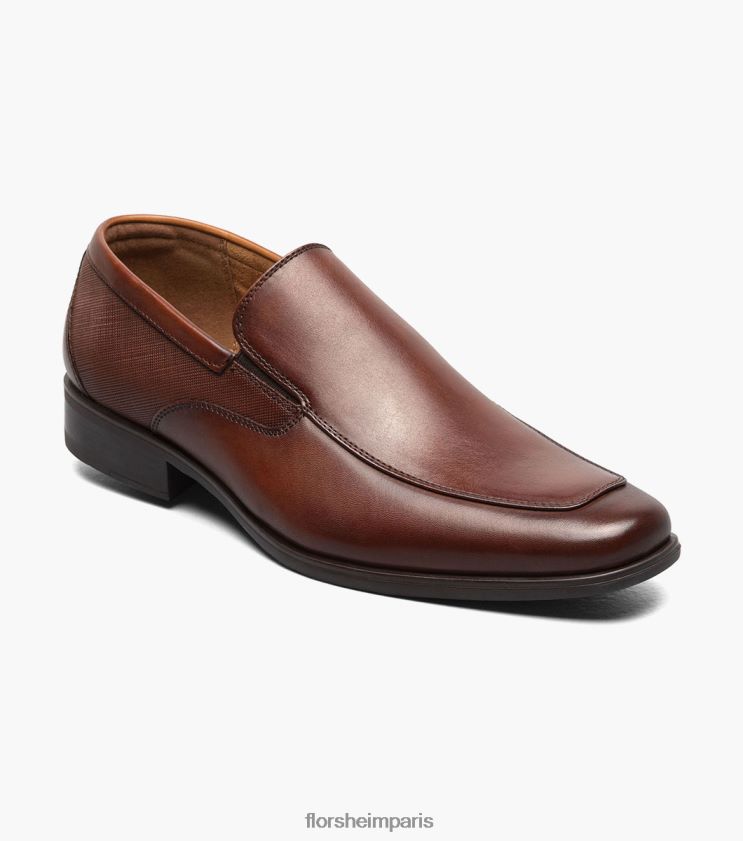jackson moc orteil à enfiler Florsheim Hommes TBZJJL155 chaussure Cognac