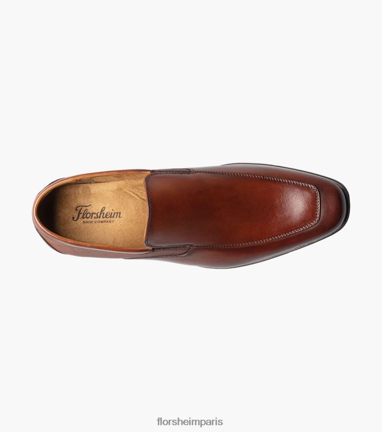 jackson moc orteil à enfiler Florsheim Hommes TBZJJL155 chaussure Cognac