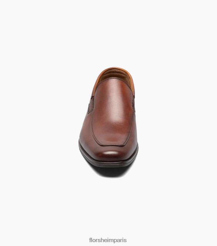 jackson moc orteil à enfiler Florsheim Hommes TBZJJL155 chaussure Cognac
