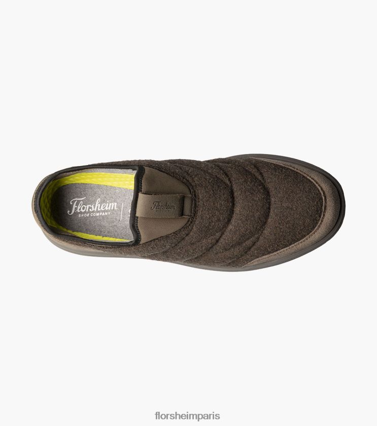 java laine moc orteil sans lacet Florsheim Hommes TBZJJL341 chaussure brun