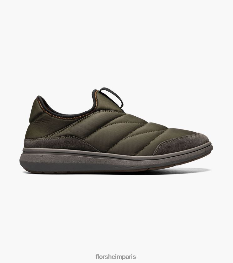 java nylon moc orteil à enfiler Florsheim Hommes TBZJJL344 chaussure olive