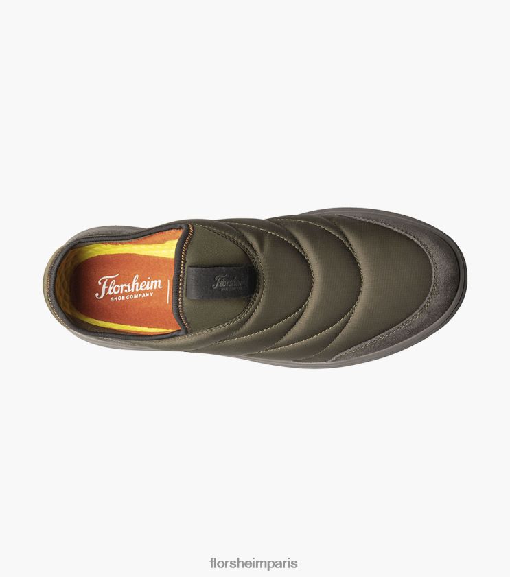java nylon moc orteil à enfiler Florsheim Hommes TBZJJL344 chaussure olive