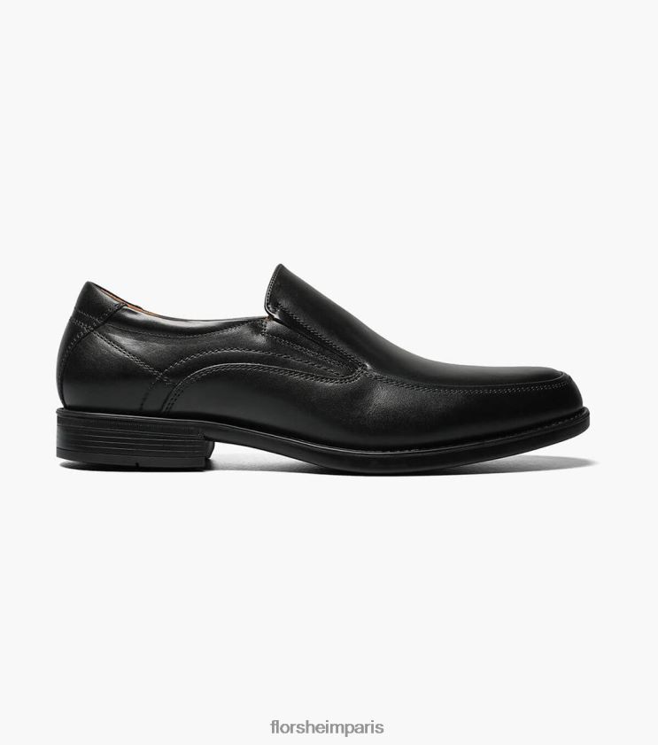 midtown moc toe sans lacets Florsheim Hommes TBZJJL89 chaussure noir