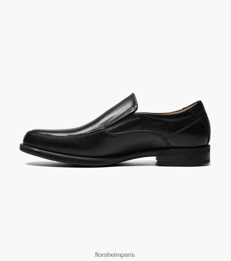 midtown moc toe sans lacets Florsheim Hommes TBZJJL89 chaussure noir