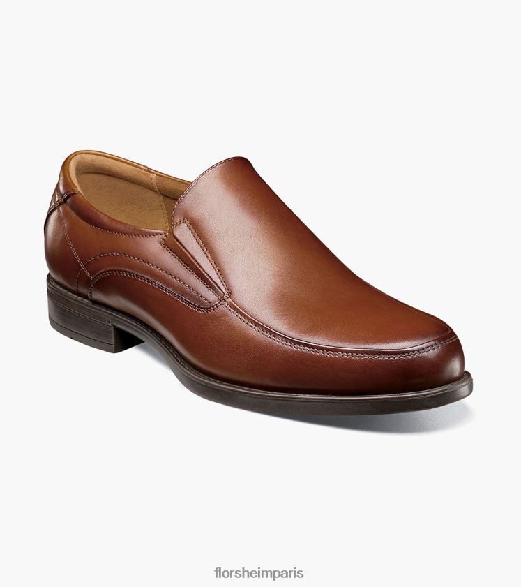 midtown moc toe sans lacets Florsheim Hommes TBZJJL90 chaussure Cognac