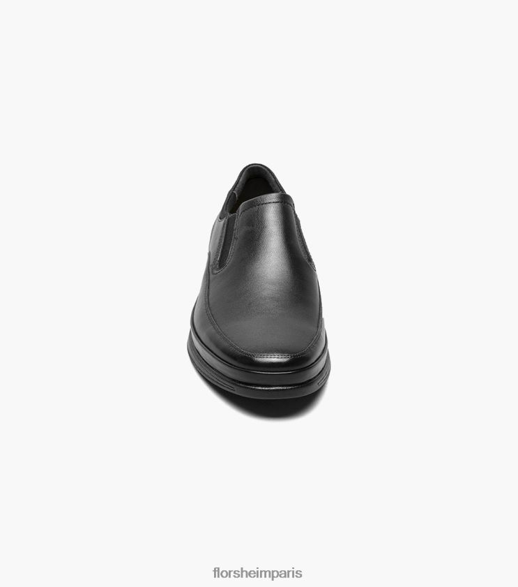 mouvement moc orteil à enfiler Florsheim Hommes TBZJJL328 chaussure noir