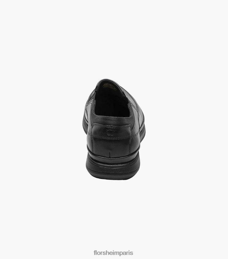 mouvement moc orteil à enfiler Florsheim Hommes TBZJJL328 chaussure noir