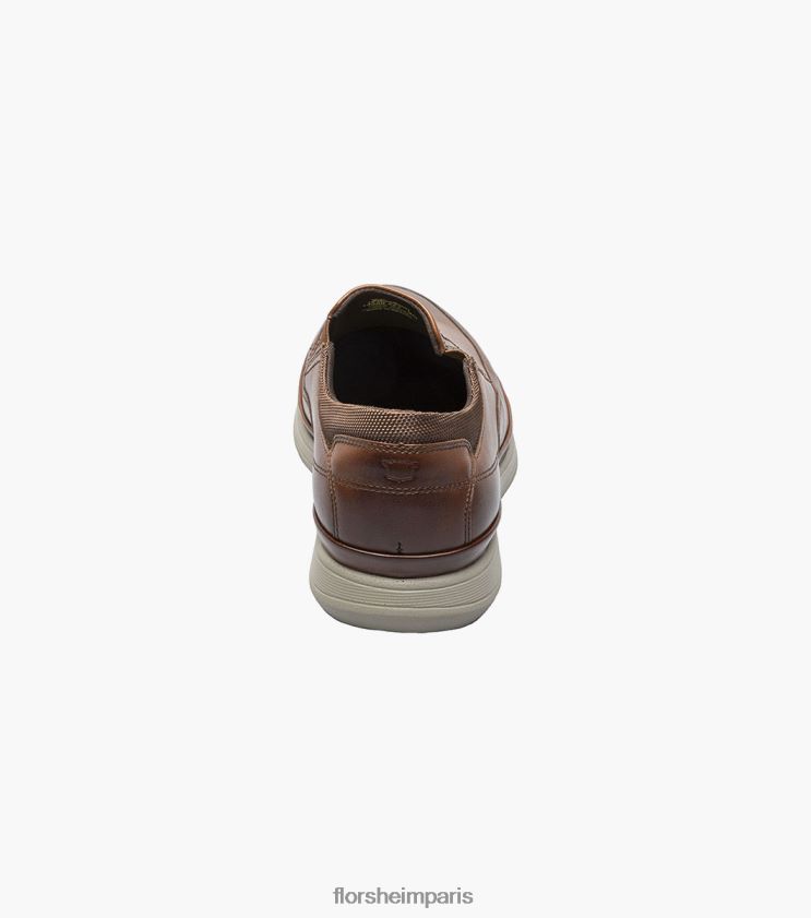 mouvement moc orteil à enfiler Florsheim Hommes TBZJJL329 chaussure Cognac