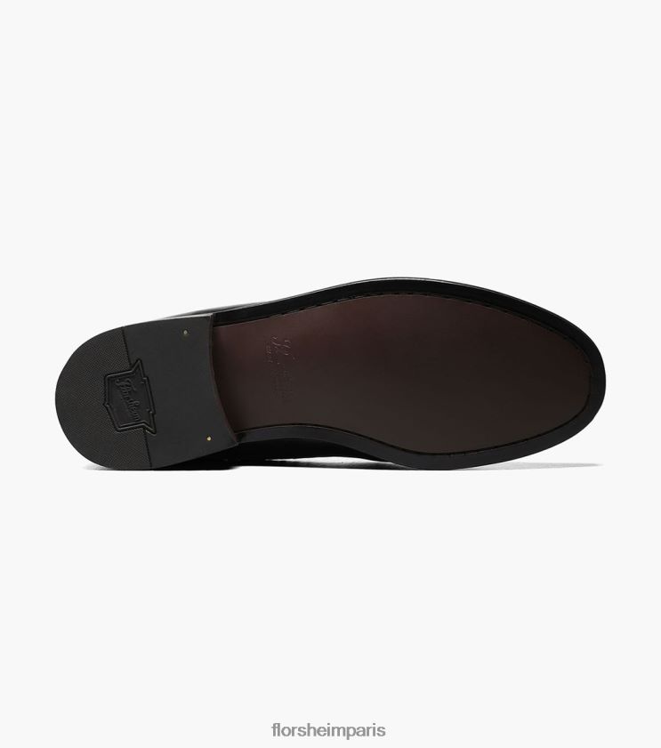 pazzano moc toe gland sans lacets Florsheim Hommes TBZJJL283 chaussure noir
