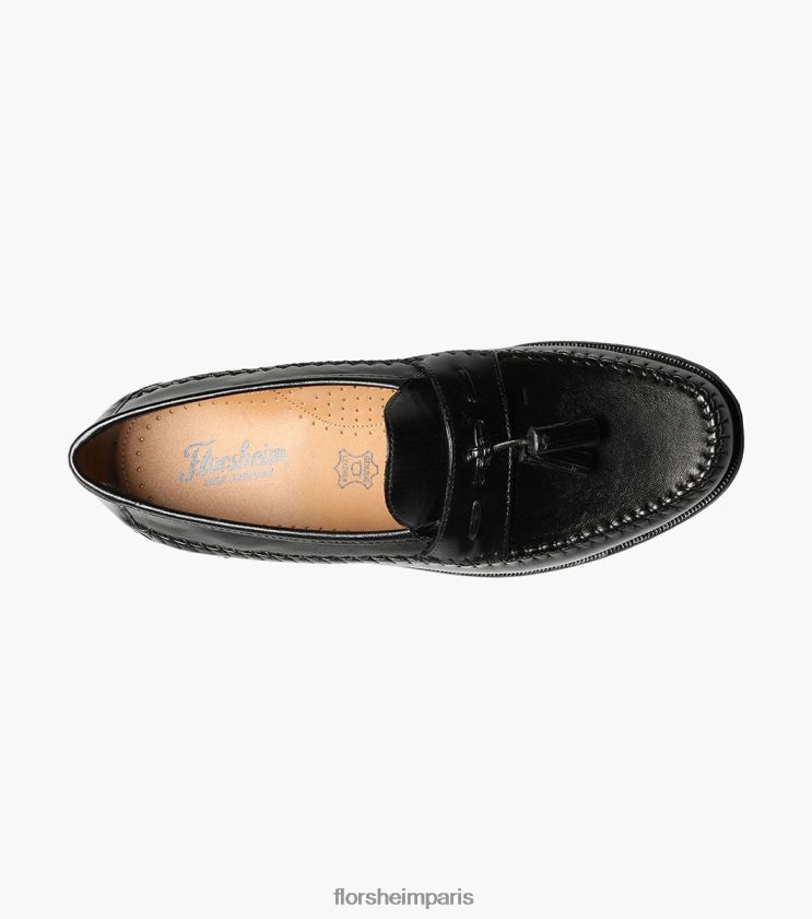 pazzano moc toe gland sans lacets Florsheim Hommes TBZJJL283 chaussure noir