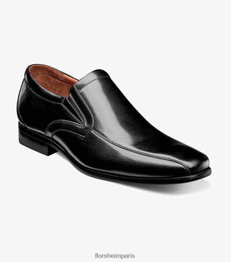 postino 2 embout de vélo à enfiler Florsheim Hommes TBZJJL195 chaussure noir lisse