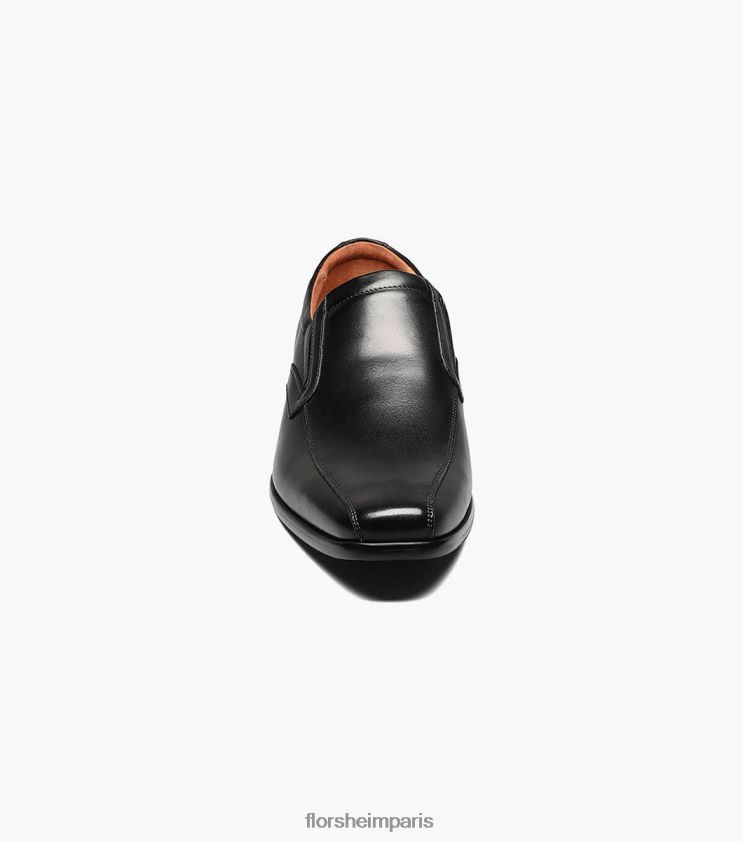 postino 2 embout de vélo à enfiler Florsheim Hommes TBZJJL195 chaussure noir lisse