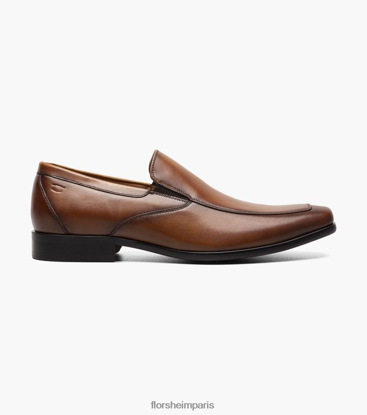 postino 2 moc toe vénitien sans lacets Florsheim Hommes TBZJJL123 chaussure cognac onctueux