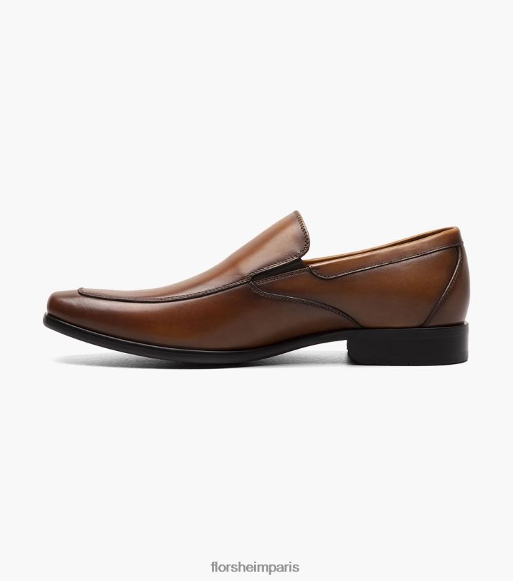 postino 2 moc toe vénitien sans lacets Florsheim Hommes TBZJJL123 chaussure cognac onctueux