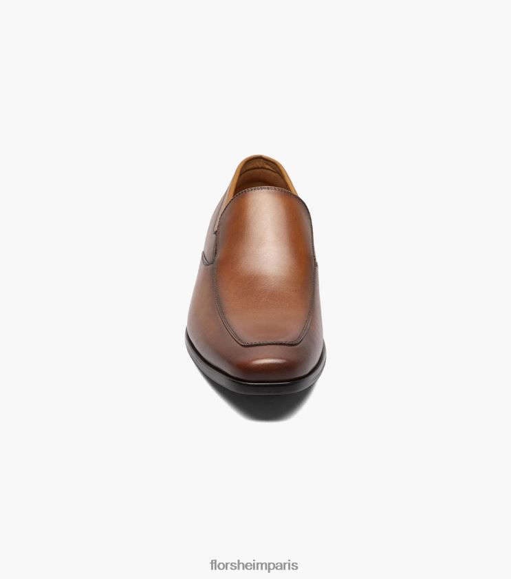 postino 2 moc toe vénitien sans lacets Florsheim Hommes TBZJJL123 chaussure cognac onctueux