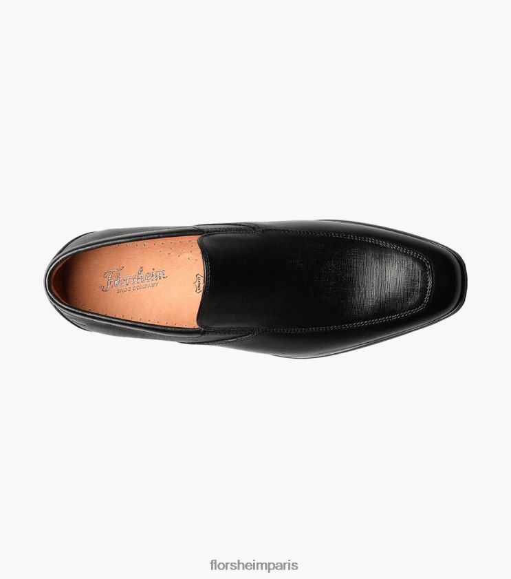 postino 2 moc toe vénitien sans lacets Florsheim Hommes TBZJJL124 chaussure noir