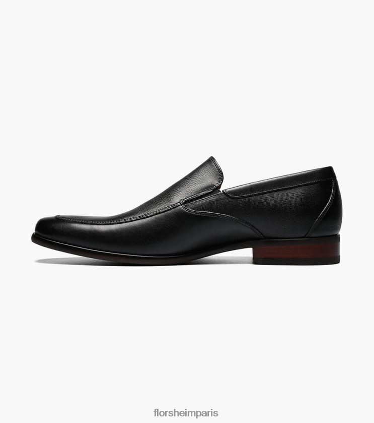postino 2 moc toe vénitien sans lacets Florsheim Hommes TBZJJL124 chaussure noir
