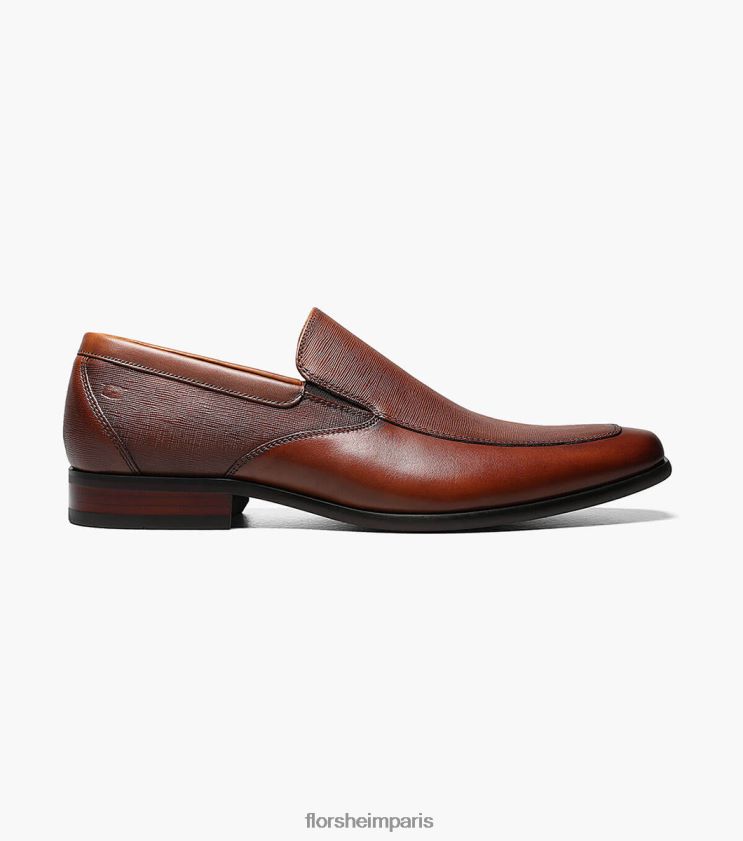 postino 2 moc toe vénitien sans lacets Florsheim Hommes TBZJJL125 chaussure Cognac