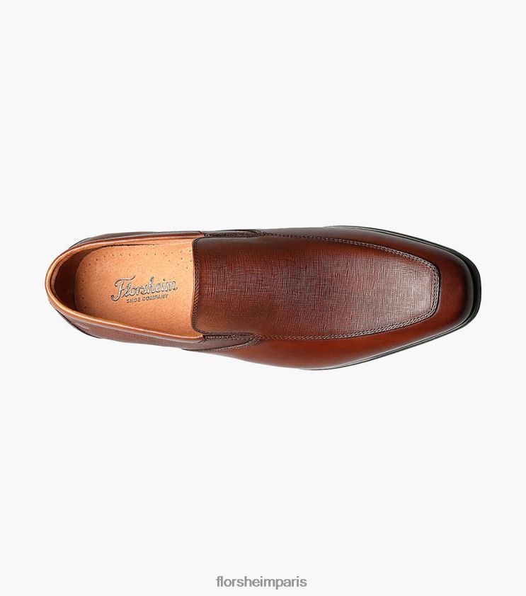 postino 2 moc toe vénitien sans lacets Florsheim Hommes TBZJJL125 chaussure Cognac