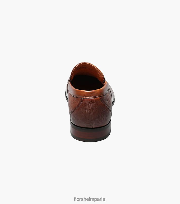 postino 2 moc toe vénitien sans lacets Florsheim Hommes TBZJJL125 chaussure Cognac