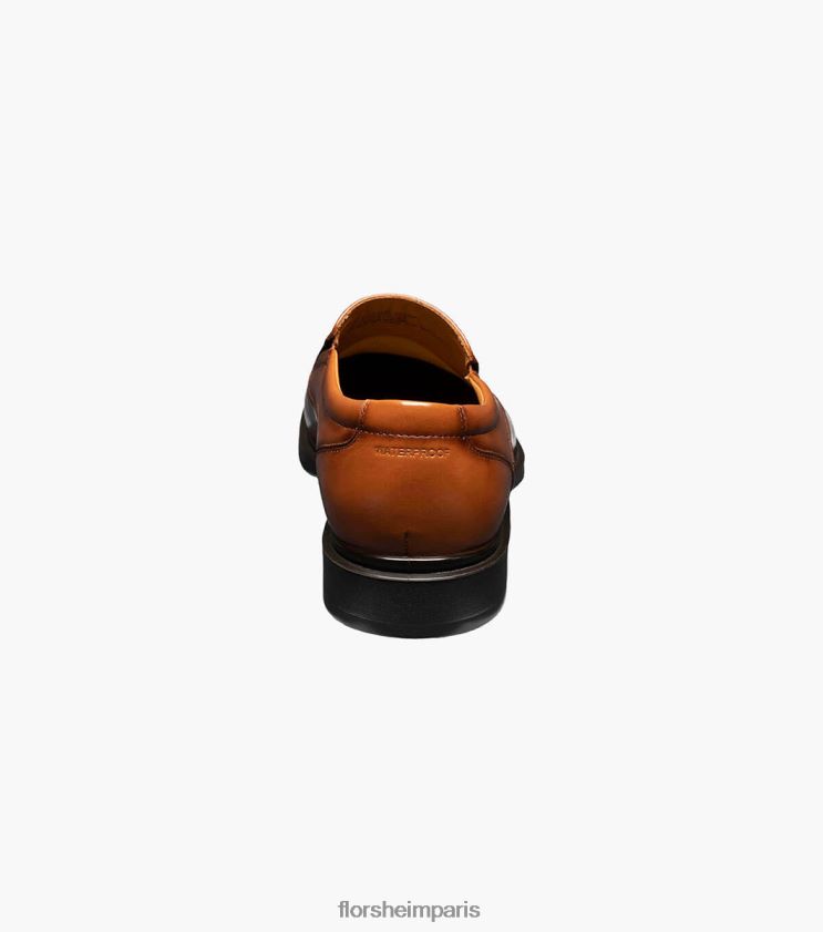prévoir des orteils de vélo imperméables à enfiler Florsheim Hommes TBZJJL211 chaussure Cognac
