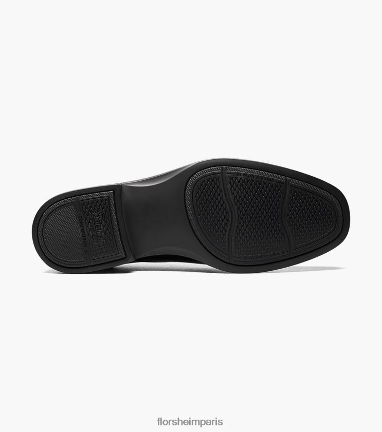 prévoir un bout uni imperméable à enfiler Florsheim Hommes TBZJJL191 chaussure noir