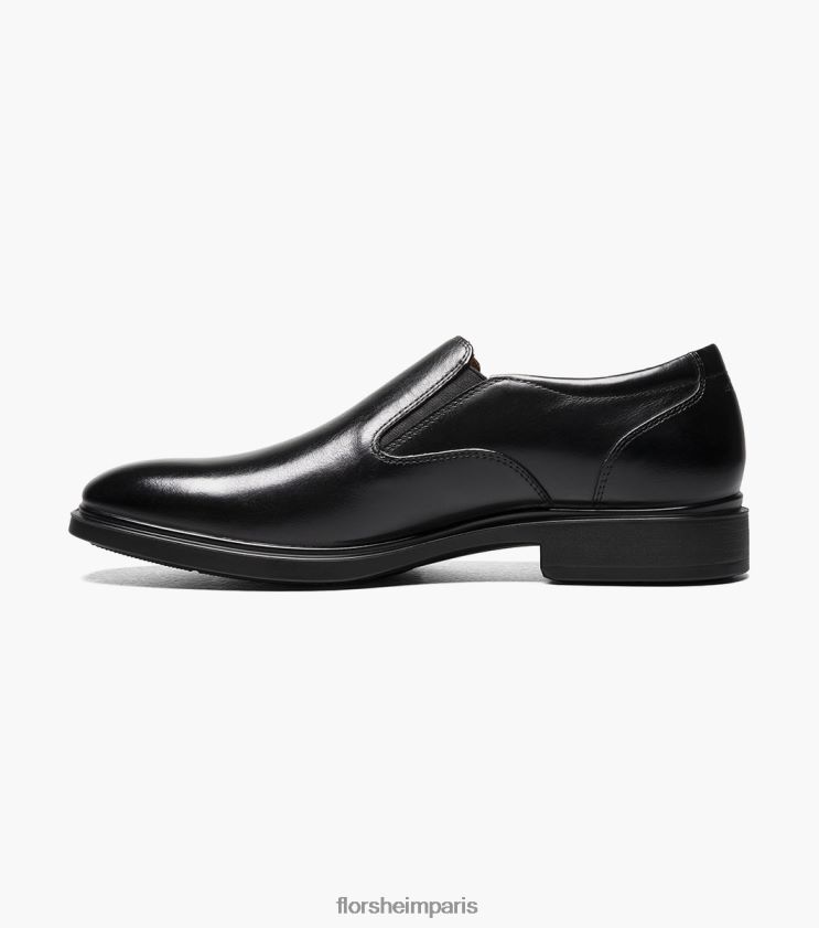 prévoir un bout uni imperméable à enfiler Florsheim Hommes TBZJJL191 chaussure noir
