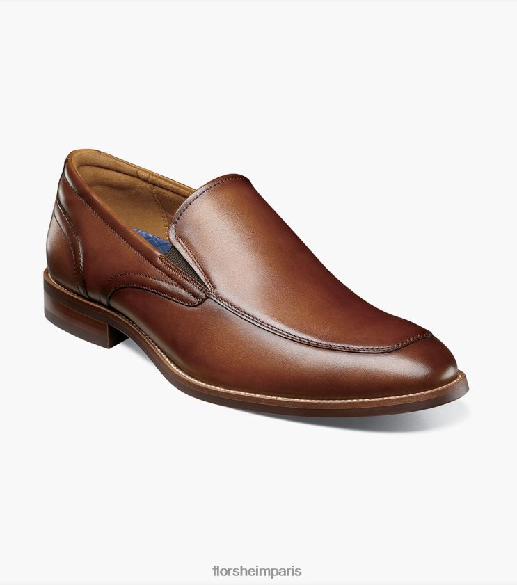 rucci moc toe sans lacets Florsheim Hommes TBZJJL49 chaussure Cognac
