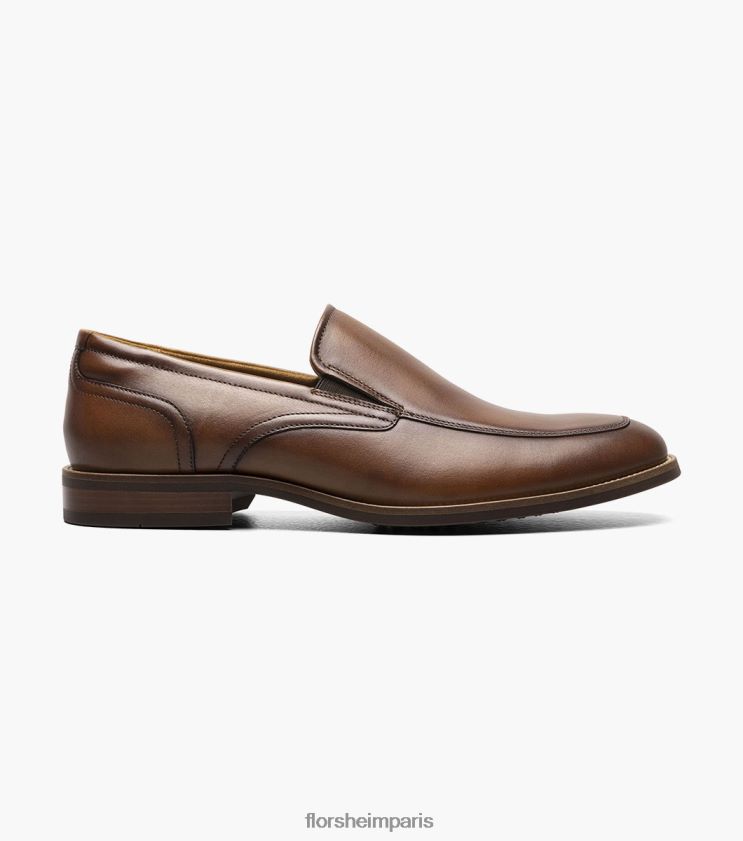 rucci moc toe sans lacets Florsheim Hommes TBZJJL49 chaussure Cognac
