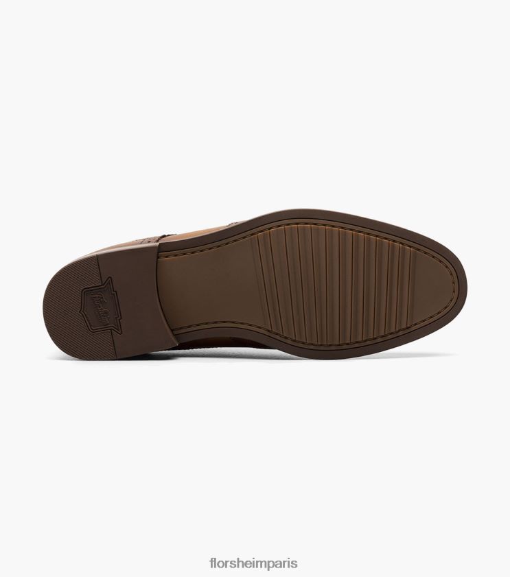 rucci moc toe sans lacets Florsheim Hommes TBZJJL49 chaussure Cognac