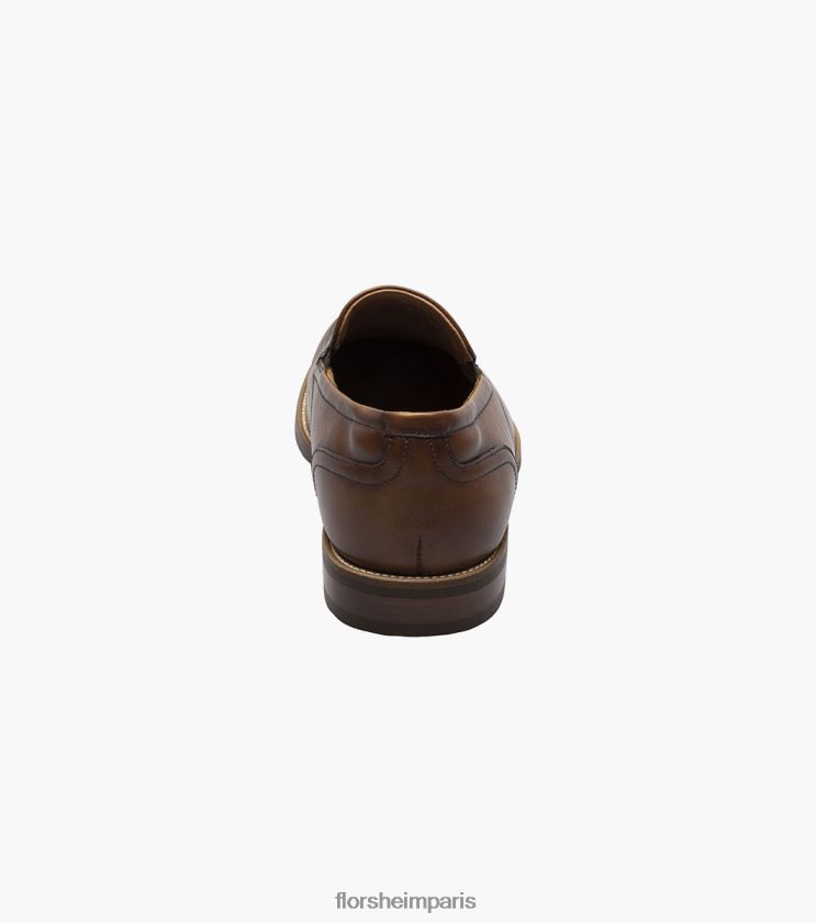 rucci moc toe sans lacets Florsheim Hommes TBZJJL49 chaussure Cognac