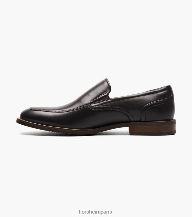 rucci moc toe sans lacets Florsheim Hommes TBZJJL50 chaussure noir