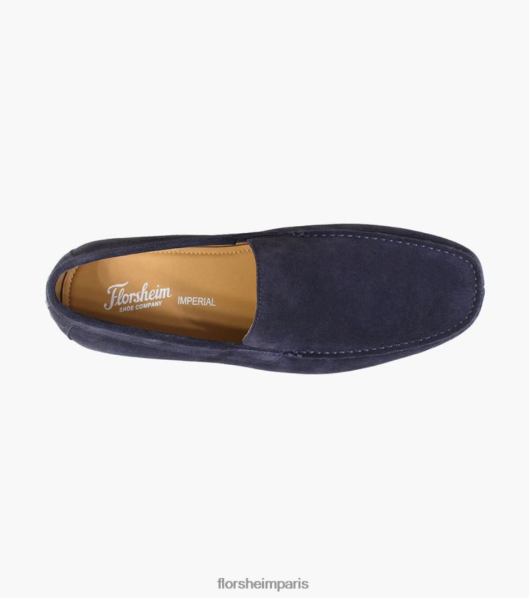 slip vénitien dubino moc toe Florsheim Hommes TBZJJL282 chaussure daim bleu marine