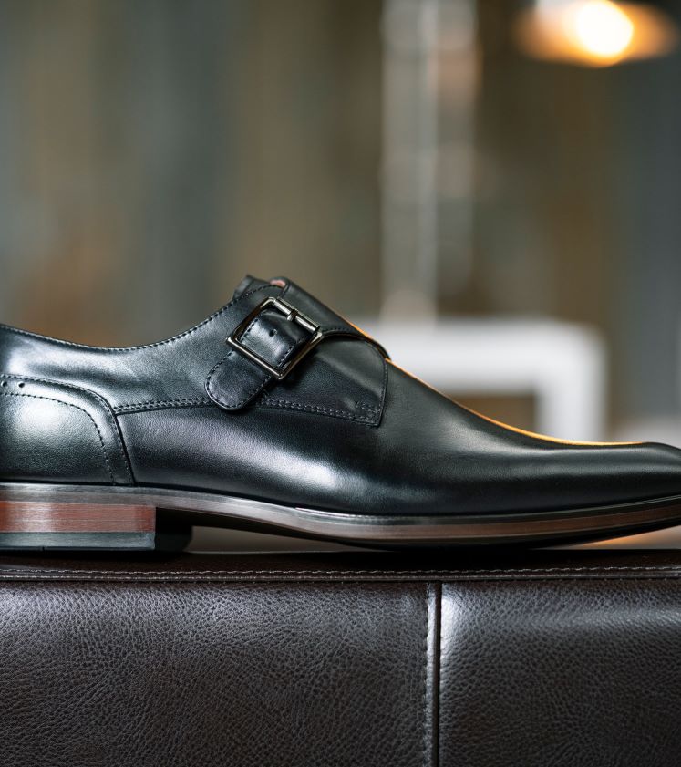 sorrento bride à boucle unique à bout uni Florsheim Hommes TBZJJL145 chaussure noir
